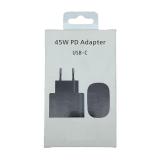 SAMSUNG EP-TA845XBEGWW CARICATORE SUPERCHARGE MAX 45W EU TYBE-C NERO ORIGINALE
