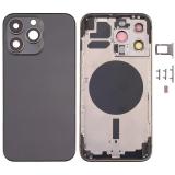COVER POSTERIORE PER APPLE IPHONE 13 PRO 6.1 NERO MATERIALE ORIGINALE (SENZA NFC)