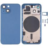 COVER POSTERIORE PER APPLE IPHONE 13 MINI 5.4 BLU MATERIALE ORIGINALE (SENZA NFC)