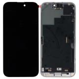 TOUCHSCREEN + DISPLAY OLED DISPLAY COMPLETO PER APPLE IPHONE 15 PRO 6.1 NUOVA ORIGINALE (SERVICE PACK + SENSORE FLEX DOPO AVER ESEGUITO LA DIAGNOSI È EMERSO CHE ERA AUTENTICO) (RICHIEDE AGGIORNAMENTO ALL'ULTIMA VERSIONE)
