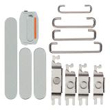 SET 3 PEZZI TASTI VOLUME + TASTI POWER E TASTO VIBRAZIONE PER APPLE IPHONE 15 6.1 / IPHONE 15 PLUS 6.7 VERDE