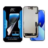 TOUCHSCREEN + DISPLAY OLED DISPLAY COMPLETO PER APPLE IPHONE 16 6.1 JK-T OLED VERSIONE DURA