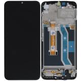 DISPLAY LCD + TOUCHSCREEN DISPLAY COMPLETO + FRAME PER REALME C25Y (RMX3265 RMX3268 RMX3269) NERO ORIGINALE