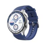 OROLOGIO INTELLIGENTE + CARICATORE MAGNETICO PER WATCH X ROUND ARGENTO