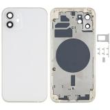 COVER POSTERIORE PER APPLE IPHONE 12 6.1 BIANCO OEM (SENZA NFC)