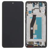 TOUCHSCREEN + DISPLAY AMOLED DISPLAY COMPLETO + FRAME PER XIAOMI 14T (2406APNFAG) NERO ORIGINALE (SERVICE PACK)