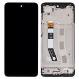 DISPLAY LCD + TOUCHSCREEN DISPLAY COMPLETO + FRAME PER MOTOROLA MOTO G54 5G (XT2343-1 XT2343-2) NERO