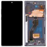 TOUCHSCREEN + DISPLAY AMOLED DISPLAY COMPLETO + FRAME PER SAMSUNG GALAXY NOTE 10 PLUS N975F NERO ORIGINALE (SERVICE PACK)