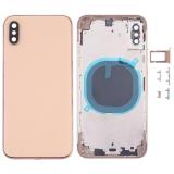COVER POSTERIORE PER APPLE IPHONE XS 5.8 ORO MATERIALE ORIGINALE (SENZA NFC)