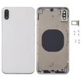 COVER POSTERIORE PER APPLE IPHONE XS MAX 6.5 BIANCO MATERIALE ORIGINALE (SENZA NFC)