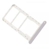 DUAL SIM TRAY PER SAMSUNG GALAXY A14 A145P ARGENTO / BIANCO