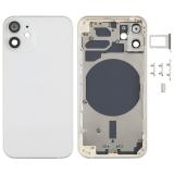 COVER POSTERIORE PER APPLE IPHONE 12 MINI 5.4 BIANCO MATERIALE ORIGINALE (SENZA NFC)