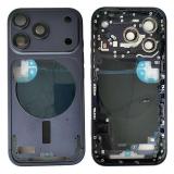 COVER CENTRALE A PER APPLE IPHONE 17 PRO 6.3 BLU MATERIALE ORIGINALE