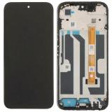 DISPLAY LCD + TOUCHSCREEN DISPLAY COMPLETO + FRAME PER OPPO A6X 4G (CPH2819) / A6K (CPH2891) NERO ORIGINALE