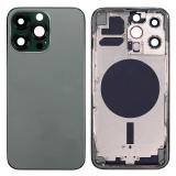 COVER POSTERIORE PER APPLE IPHONE 13 PRO 6.1 VERDE MATERIALE ORIGINALE (SENZA NFC)