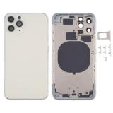 COVER POSTERIORE PER APPLE IPHONE 11 PRO MAX 6.5 BIANCO MATERIALE ORIGINALE (SENZA NFC)