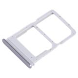 DUAL SIM TRAY PER HONOR X8A (CRT-LX1 CRT-LX2 CRT-LX3) / HONOR 90 LITE 5G (CRT-NX1) ARGENTO