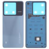 COVER POSTERIORE PER XIAOMI POCO X6 5G (23122PCD1G 23122PCD1I) BLU ORIGINALE