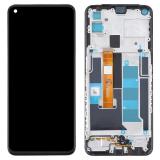 DISPLAY LCD + TOUCHSCREEN DISPLAY COMPLETO + FRAME PER REALME 7 5G (RMX2111) NERO ORIGINALE