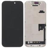 TOUCHSCREEN + DISPLAY OLED DISPLAY COMPLETO PER APPLE IPHONE 16 PRO 6.3 TD OLED VERSIONE DURA (FREQUENZA DI AGGIORNAMENTO: 120HZ)