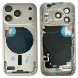 COVER CENTRALE A PER APPLE IPHONE 17 PRO 6.3 ARGENTO MATERIALE ORIGINALE