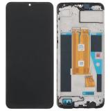 DISPLAY LCD + TOUCHSCREEN DISPLAY COMPLETO + FRAME PER REALME C61 (RMX3930) / REALME NOTE 60 (RMX3933) NERO ORIGINALE