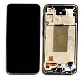 TOUCHSCREEN + DISPLAY AMOLED DISPLAY COMPLETO + FRAME PER SAMSUNG GALAXY A36 5G A366B NERO SCHERMO SERVICE PACK + FRAME (NON ORIGINALE)