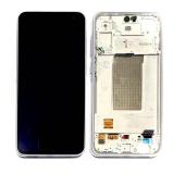 TOUCHSCREEN + DISPLAY AMOLED DISPLAY COMPLETO + FRAME PER SAMSUNG GALAXY A36 5G A366B LAVANDA / VIOLA SCHERMO SERVICE PACK + FRAME (NON ORIGINALE)