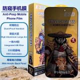 PELLICOLA DI VETRO TEMPERATO ANTI-SPIA ALTO ALLUMINIO PER APPLE IPHONE 16 PRO MAX