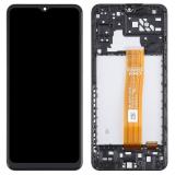 DISPLAY LCD + TOUCHSCREEN DISPLAY COMPLETO + FRAME PER SAMSUNG GALAXY A04s A047F NERO ORIGINALE (SERVICE PACK)