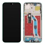 TOUCHSCREEN + DISPLAY OLED DISPLAY COMPLETO + FRAME PER HONOR X8C (ABR-LX1 ABR-LX2 ABR-LX3) VERDE ORIGINALE
