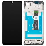 DISPLAY LCD + TOUCHSCREEN DISPLAY COMPLETO + FRAME PER MOTOROLA MOTO G06 (XT2535-1 XT2535-2 XT2535-3 XT2535-14) NERO ORIGINALE