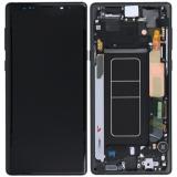 TOUCHSCREEN + DISPLAY AMOLED RICONDIZIONATO + FRAME PER SAMSUNG GALAXY NOTE9 N960F NERO (DISPLAY RINNOVATA FRAME NON ORIGINALE)