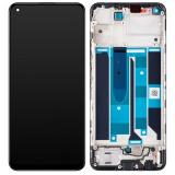 DISPLAY AMOLED + TOUCHSCREEN DISPLAY COMPLETO + FRAME (04 VERSION) PER REALME 8 PRO (RMX3081) NERO ORIGINALE