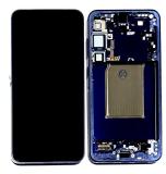 TOUCHSCREEN + DISPLAY AMOLED DISPLAY COMPLETO + FRAME PER SAMSUNG GALAXY S25 PLUS / S25+ 5G S936B BLU MARINO SCHERMO SERVICE PACK + FRAME (NON ORIGINALE)