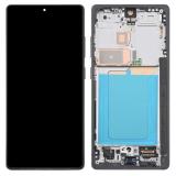 TOUCHSCREEN + DISPLAY OLED DISPLAY COMPLETO + FRAME PER SAMSUNG GALAXY S25 ULTRA S938B NERO OEM