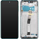 DISPLAY LCD + TOUCHSCREEN DISPLAY COMPLETO + FRAME PER XIAOMI REDMI NOTE 9 PRO (M2003J6A2G) VERDE
